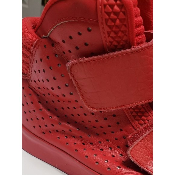 Nike Flystepper 2k3 Sneaker Mens Size 8 Hight Top 2 Strap Red - Picture 11 of 11